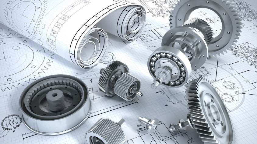 An industrial design in the development phase