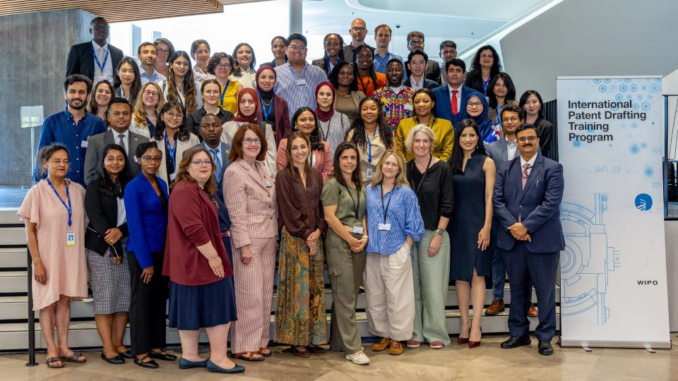 The 2025 IPDTP cohort attending the Phase 2 Workshop at WIPO Headquarters in Geneva, Switzerland.